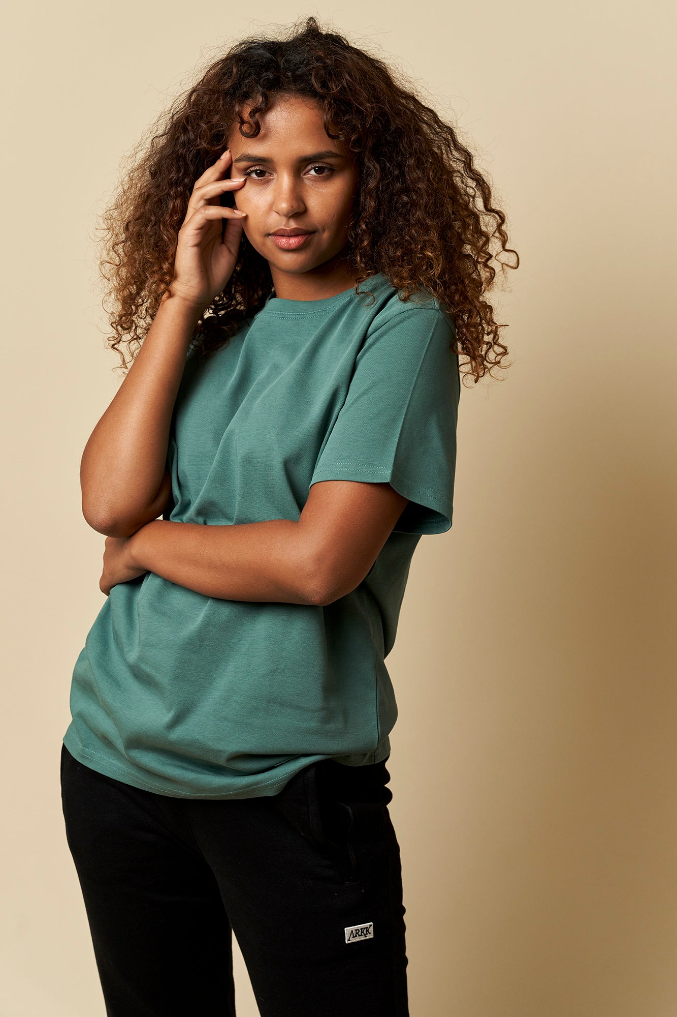 ARKK Apparel ARKK Box Logo Tee | Silver Pine T-Shirt